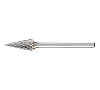 Pferd Fresa Metal Duro Cónica en Punta Skm (6 x 13 x 43 millimeters), Mango 3 millimeters, dentado: 3 Plus, para Aplicaciones Universales
