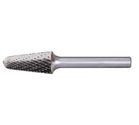 Pferd Fresa Metal Duro Cónica Redonda Kel (12 x 30 x 70 millimeters), Mango 6 millimeters, dentado: 3 Plus, para Aplicaciones Universales