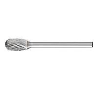 Pferd Fresa Metal Duro Forma Gota Tre (6 x 10 x 40 millimeters), Mango 3 millimeters, dentado: 3 Plus, para Aplicaciones Universales