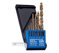 PFERD Inox 25298004 - Juego de brocas helicoidales (6 unidades, diámetro 2-8 mm, HSS-E Co5 N, DIN 338, 135°)