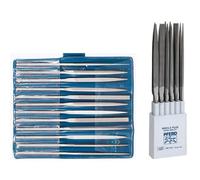 Pferd Juego de 12 Limas de Aguja de Diferentes Formas, Longitud 160 millimeters, Corte Suizo 1, en Estuche enrollable 266/16 C1 160 millimeters