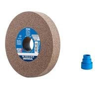 Pferd Muela Abrasiva para Esmeriladora de 175 millimeters, Ancho 25 millimeters, Grano Corindón Normal 60, Agujero 32 millimeters, para Acero, Inox y Fundición