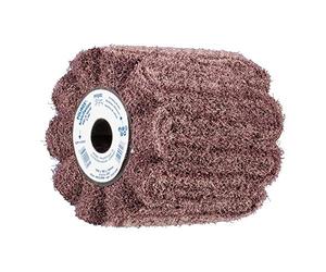 Pferd Rodillo Láminas de Vellón Onduladas Png-W 100 x 100 millimeters, Agujero 19 millimeters, Grano Corindón A 100, para Acabado Mate de Metales en Satinadora de Rodillos