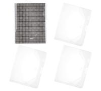 PH PandaHall Cubierta A5 A5 cubierta transparente PVC plástico cubiertas para libros A5 diarios cuadernos planificadores documentos libros de bocetos, 24,5 x 38,5 cm