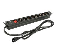Phasak Regleta 19 8 tomas SFO C14 con interruptor 2 m BNS 3535