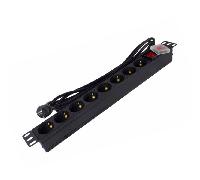 Phasak Regleta 19 8 tomas SFO C14 con interruptor 3 m BNS 1520