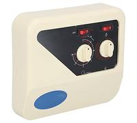 Phefop Controlador Externo para Calentador de Sauna 3-9KW 220V Panel de | Resistente a Salpicaduras e Impermeable, Control por Perilla Ajuste Preciso, PP Anti Calor Duradero, Incluye Cable de