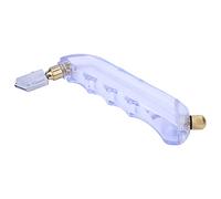 Phefop Cortador de Vidrio Tipo Rodillo Cortador de Vidrio con Aceite Acero de Tungsteno y Acero 45 Antideslizante de 6-12 Mm Herramienta de Corte Portátil para Usuarios de Procesamiento Profundo de