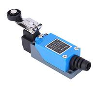 Phefop Interruptor de Fin de Carrera Ajustable, Interruptor Momentáneo con Brazo de Palanca de Rodillo ME-8108 for Automatización Industrial y Equipos Mecánicos