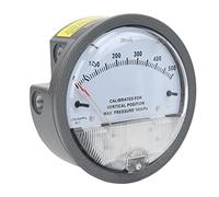 Phefop Manómetro Diferencial de Alta Precisión, Esfera de Aluminio NPT de 1/8 Pulgadas