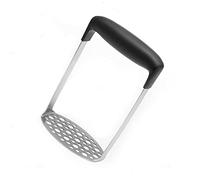 Phefop Prensa de Barro para Patatas, Prensa de Barro para Patatas de Acero Inoxidable con Agarre Ancho y Cómodo, 11,5 X 17 Cm, Trituradora Manual para, Zanahorias, Batatas, Comida para Bebés, Pan