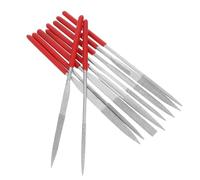 PHENOFICE 10 Unidades Lima de Diamante Portátil para Metal y Madera Superficie Arenada, Tamaño 16.10x0.70x0.20 Cm, Adecuado para Manualidades y Afilado de Precisión