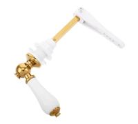 PHENOFICE Palanca de Descarga para Inodoro de Aleación de Zinc y Cerámica, Kit de Reparación Práctico y Elegante para Tanque de Montaje Frontal, Evita Fugas y Mejora Funcionalidad