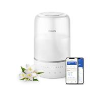 Philips 1000 Humidificador Inteligente, 38m², 250 ml/h, hasta 32 h, Negro