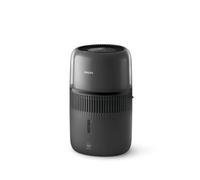 Philips 5000 Humidificador de aire NanoCloud, 45m², 300ml/h, Sensor, Negro | Ultrasilencioso 12 dB, 4,5L, NanoCloud, sensor de humedad, aromaterapia, temporizador (HU5600/03)
