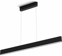 Philips Lámpara colgante Ensis LED inteligente, luz blanca y de colores, Alexa/Google Home, Negro