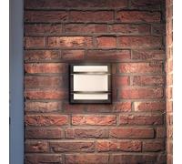 Philips Aplique de pared exterior Petronia Ultraeficiente 3,8W 2700K IP44 Antracita