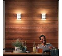 Philips Aplique de exterior LED Python UE, gris, sensor