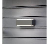 Philips Lighting: Aplique pared Exterior Ultraeficiente Stratosphere, 3.8W 2700K luz blanca cálida, Antracita, resistente intemperie IP44