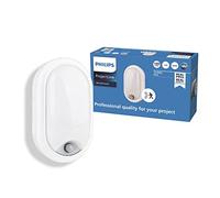 Philips - Aplique interior/exterior LED ProjectLine redondo 15W, Luz blanca natural (4000k) 1400 lm con sensor de movimiento