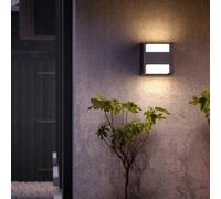 Philips Aplique LED para exterior Arbour, 2 luces, paquete de 2, 2700 K