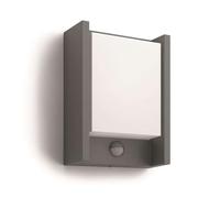 Philips Aplique de Pared myGarden Arbour – LED 6W 750 lm 4000K IP44 Sensor movimiento – Antracita
