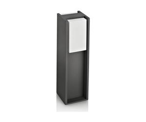 Philips Baliza LED Bridge Antracita con Bombilla E27 Incluida