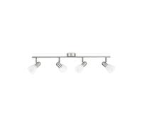 Philips Barra de 4 focos E14, bajo consumo, gris
