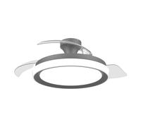 Philips Bliss Ventilador de Techo con Aspas Retráctiles, LED y Motor DC, Negro