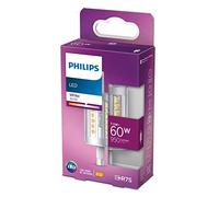 Philips Bombilla LED R7S 60W 78 mm, luz blanca cálida, no regulable, 1 unidad