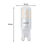 Philips Bombilla LED bi-pin G9 3,7W 470lm 2700K mate 3 unidades EC:EPREL:1932584