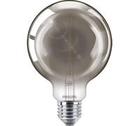 PHILIPS - Bombilla LED cristal 11W Globo E27 ahumada, no regulable