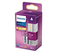 Philips - Bombilla LED cristal 25W T25L E14, transparente, no regulable