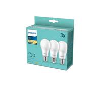 Philips – Bombilla LED A67 E27 100 W mate blanco cálido