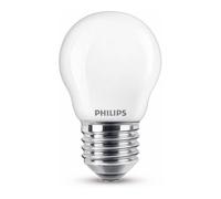 Philips Bombilla LED E27 bola mate luz fría (6,5W)