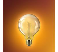 Philips Bombilla LED globo E27 G95 3,1 W dorada 1800 K atenuable