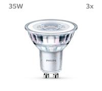 Philips bombilla LED GU10 3,5W 275lm 840 claro 36° 3pcs EC:EPREL:391857