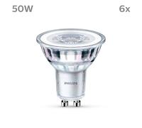 Philips bombilla LED GU10 4,6W 390lm 840 claro 36° 6pcs EC:EPREL:391859