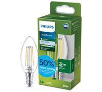 PHILIPS - Bombilla LED tipo vela Ultra Eficiente, Casquillo E14 2.3W - 485 Lúmens, Luz Blanca Fría (4000k)