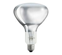 Philips Bombilla infrarroja BR125 IR E27 250W 230-250V pistón frontal transparente cuerpo plateado