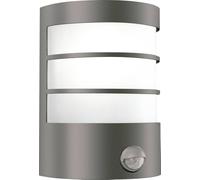 Philips Calgary Aplique de pared con sensor de movimiento para exteriores, Max 25W, casquillo E27, Negro , Antracita