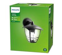 Philips myGarden - Aplique de exterior 24x18 cm, E27, negro 915002789902