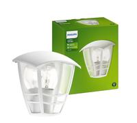 Philips Aplique de exterior MyGarden empotrado casquillo E27 19,5 cm Blanco - bombilla no incluida