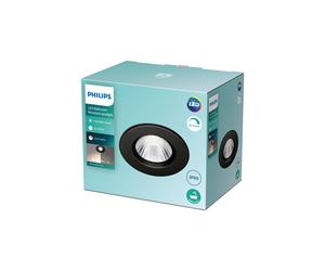Philips Dive foco empotrado LED IP65 redondo negro
