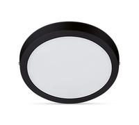 Philips Downlight LED MAGNEOS Slim Surface redondo 21 cm 12W luz blanca cálida 2.700K negro
