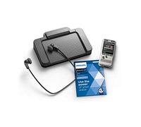Philips DPM6700/03 - Juego de Accesorios para Autor y Asistencia, Incluye dictáfono DPM6000, Interruptor de pie ACC2330, Auriculares estéreo de Bajos Bajos LFH0334, Incluye Software SpeechExec Basic