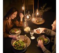 Philips E27 LED rústica ST64 3,1W 1800K oro