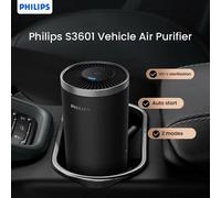 Philips Gopure S3601 S3602 Purificador de aire para automóvil Filtración de nanomivel Fuente de alimentación USB con filtración UVC S3602