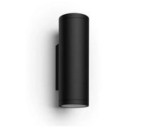 Philips Aplique exterior Hue Appear – LED inteligente blanco y color, Alexa/Google Home, Negro