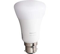 Philips Hue - Bombilla LED inteligente de color blanco [Bayonet Cap B22] con Bluetooth. Funciona con Alexa y Asistente de Google y Apple Homekit